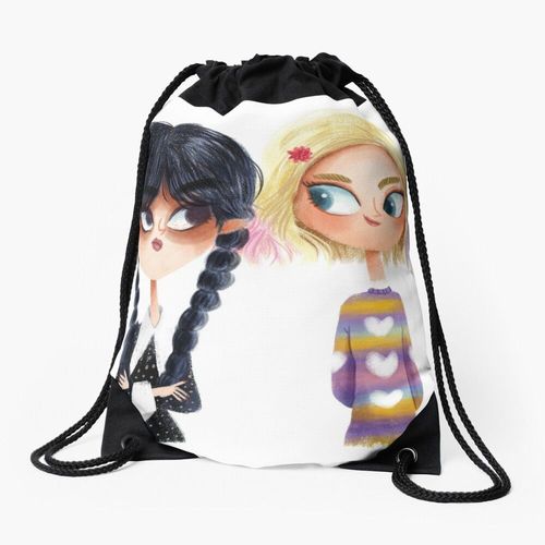 Sac à dos Netflix mercredi et Enid Sinclair Wenclair Sac à cordon pour le sport cadeau