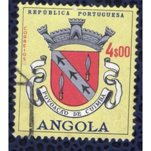 Angola 1963 Oblitéré Used Blason De La Povoação De Cuimba Village