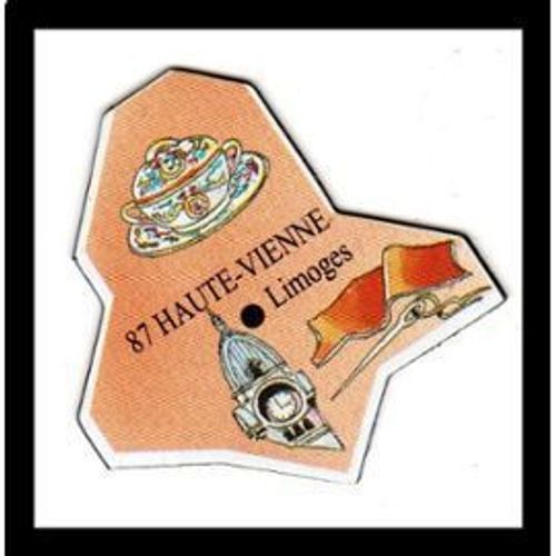 Magnet Le Gaulois Carte De France 1998 - 87 Haute-Vienne