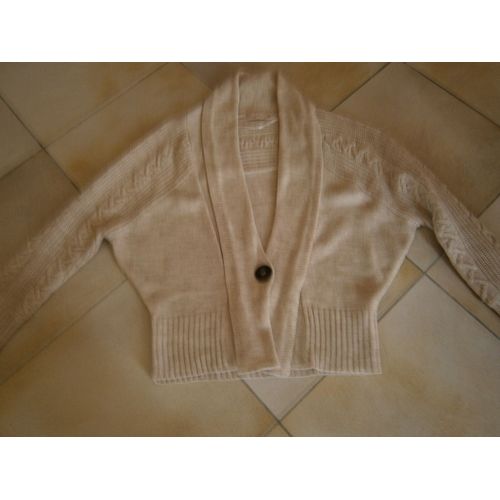 Gilet Beige Chine Taille M Marque Zara