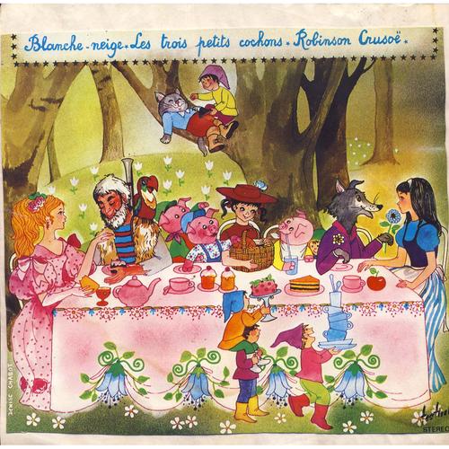 Blanche Neige Et Les 7 Nains, Les Trois Petits Cochons, Robinson Crusoé (Festival Album 179)