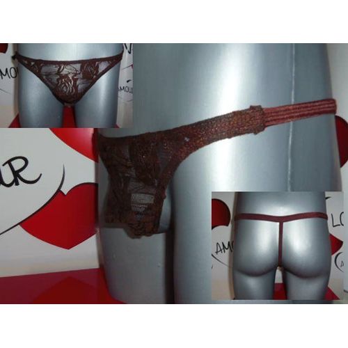 String Dentelles S M Homme Erotique Thong Man Underwear 