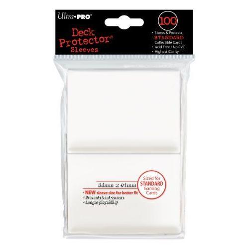 Ultra Pro - 330486 - Jeu De Cartes - Housse De Protection - White Solid - 100 Pièces
