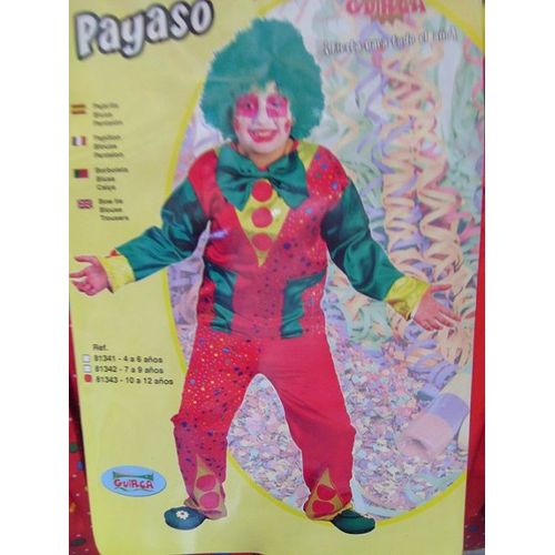 Costume Clown Enfant 10 / 12 Ans 