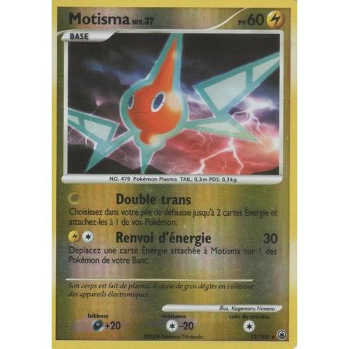Carte Pokémon "Motisma Niv.37" Pv60 Holo Reverse 13/100