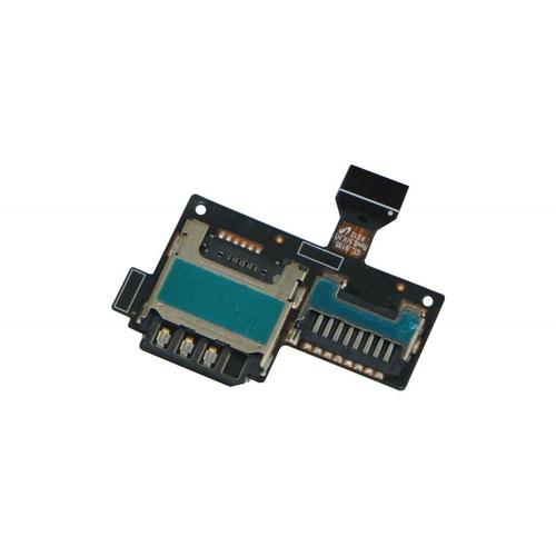 Nappe Lecteur Carte Sim Et Sd Pour Samsung Galaxy S4 Mini I9195 - Original