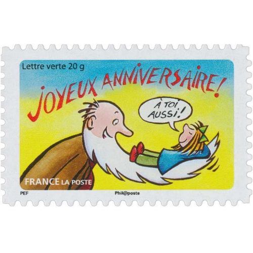 Timbre Joyeux Anniversaire Philatelie Rakuten