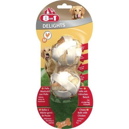 8in1 Friandise Chien Delights Balles Mx2
