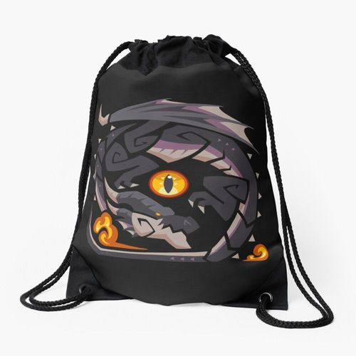 Sac à dos Conception de chasseur de monstres Fatalis Sac à cordon pour le sport cadeau
