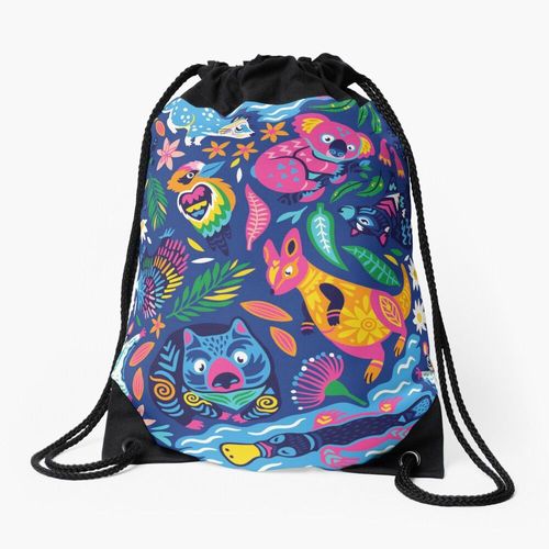 Sac à dos Animaux australiens décoratifs Sac à cordon pour le sport cadeau