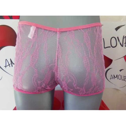Boxer M L Dentelle Homme Rose Rouge Blanc Thong Man Underwear