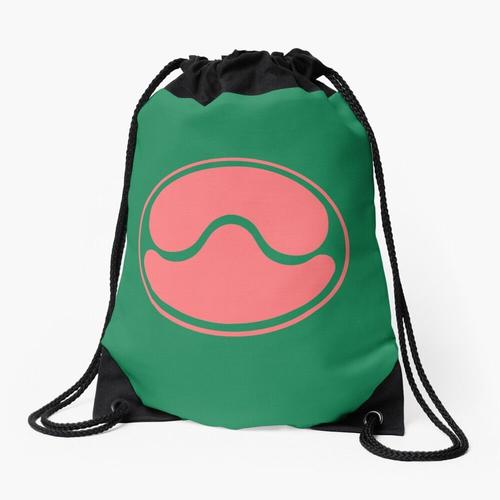 Sac à dos Logo Gaga Planet Chromatica (rose/vert) Sac à cordon pour le sport cadeau