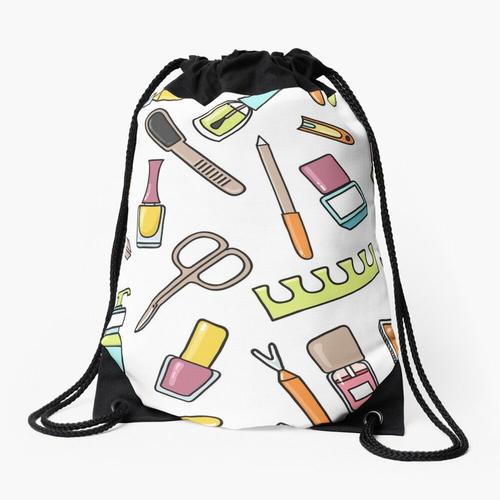 Sac à dos Modèle d'équipement de manucure et de pédicure. Nail Art Sac à cordon pour le sport cadeau