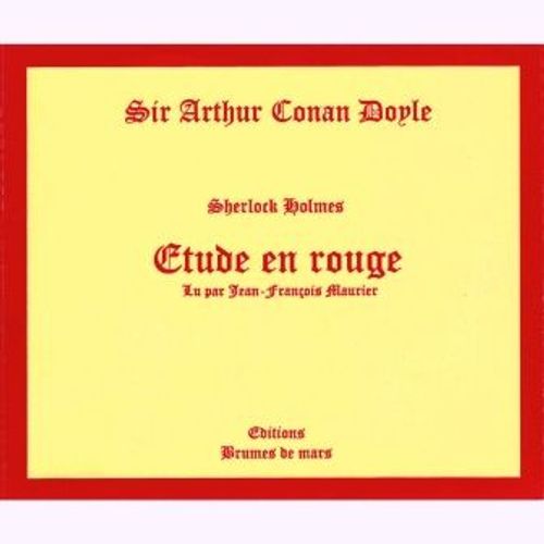 Etude En Rouge Livre-Audio Cd