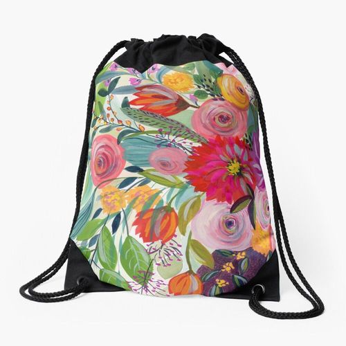 Sac à dos L'espoir fleurit Sac à cordon pour le sport cadeau
