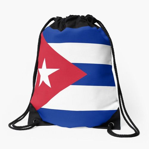 Sac à dos drapeau cubain Sac à cordon pour le sport cadeau