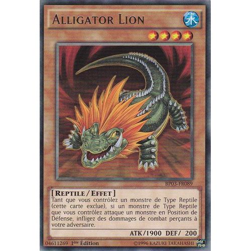 Alligator Lion Bp03-Fr089 En Rare