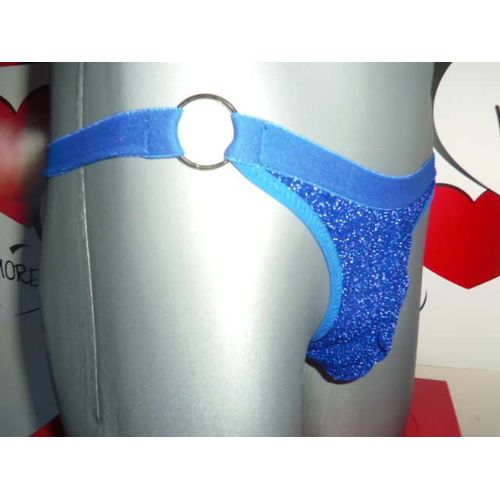  Slip Brillant Vinyle S M Homme Thong Underwear Man