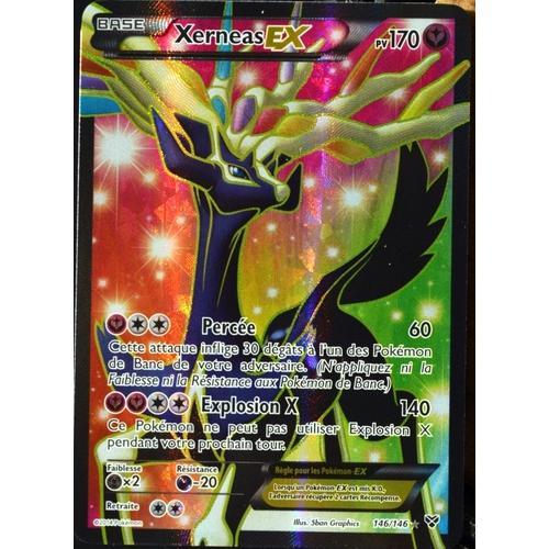 Carte Pokémon 146/146 Xerneas-Ex 170 Pv Full Art Xy Neuf Fr