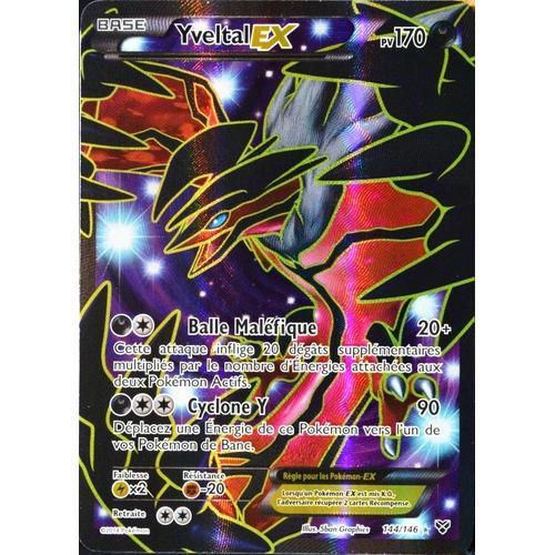 Carte Pokémon 144/146 Yveltal-Ex 170 Pv Full Art Xy Neuf Fr