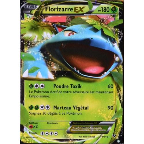 Carte Pokémon 1/146 Florizarre-Ex 180 Pv Xy Neuf Fr
