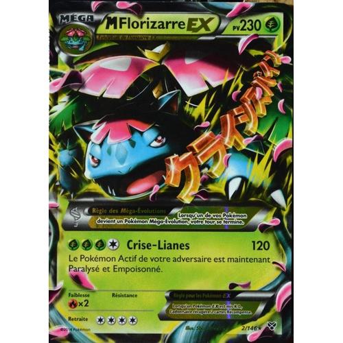 Carte Pokémon 2/146 Méga Florizarre-Ex 230 Pv Série Xy Neuf Fr
