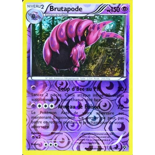 Carte Pokémon 53/146 Brutapode 150 Pv Xy Neuf Fr