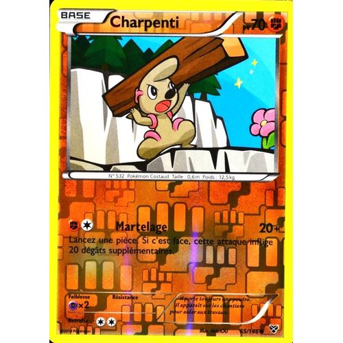 Carte Pokémon 65/146 Charpenti 70 Pv Xy Neuf Fr