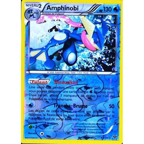 Carte Pokémon 41/146 Amphinobi 130 Pv Xy Neuf Fr