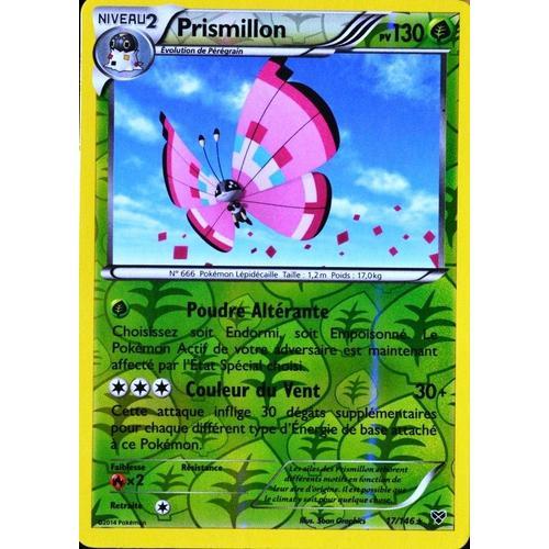 Carte Pokémon 17/146 Prismillon 130 Pv Xy Neuf Fr