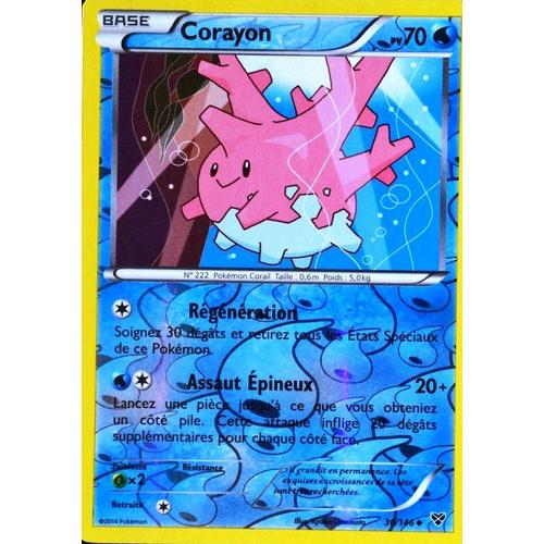 Carte Pokémon 36/146 Corayon 70 Pv Xy Neuf Fr