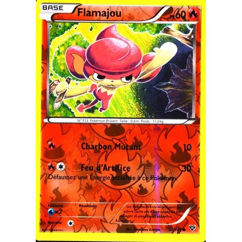 Carte Pokémon 22/146 Flamajou 60 Pv Xy Neuf Fr