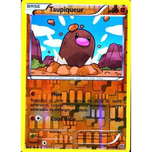 Carte Pokémon 58/146 Taupiqueur 50 Pv Xy Neuf Fr