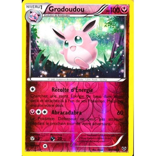 Carte Pokémon 89/146 Grodoudou 100 Pv Xy Neuf Fr