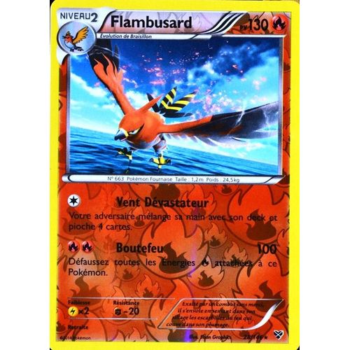 Carte Pokémon 28/146 Flambusard 130 Pv Xy Neuf Fr