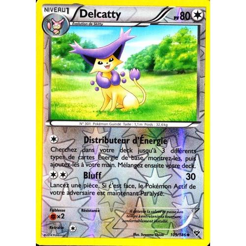 Carte Pokémon 105/146 Delcatty 80 Pv Xy Neuf Fr