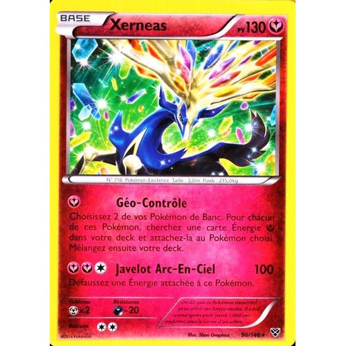 Carte Pokémon 96/146 Xerneas 130 P Xy Neuf Fr