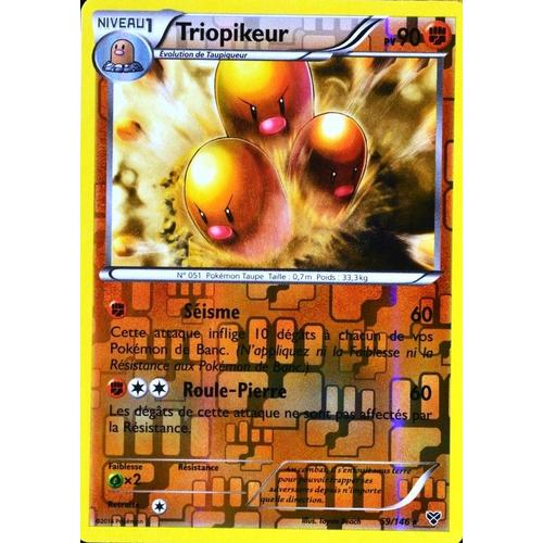 Carte Pokémon 59/146 Triopikeur 90 Pv Xy Neuf Fr