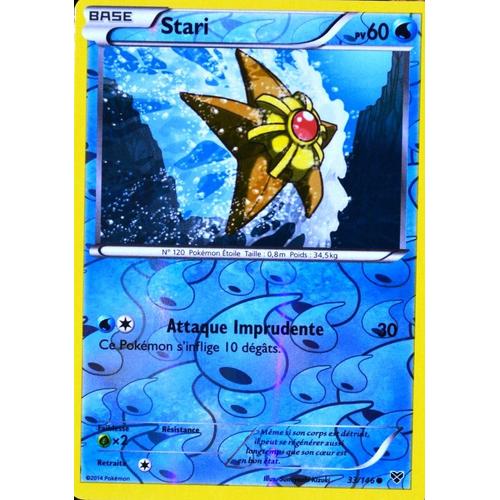 Carte Pokémon 33/146 Stari 60 Pv Xy Neuf Fr