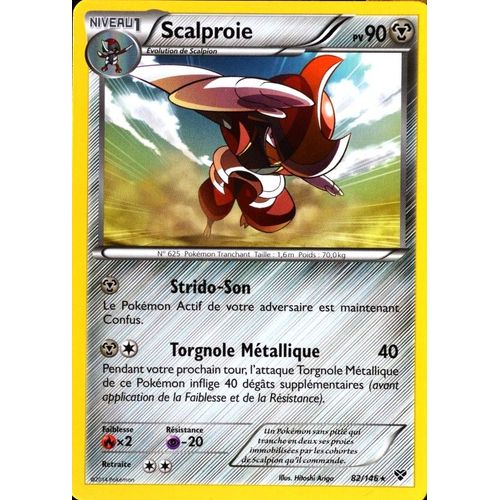 Carte Pokémon 82/146 Scalproie 90 Pv Xy Neuf Fr