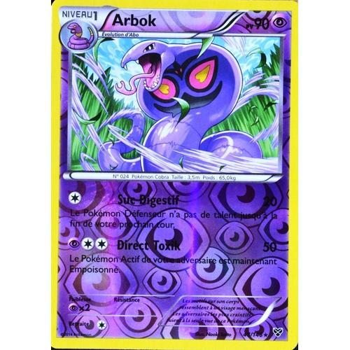 Carte Pokémon 48/146 Arbok 90 Pv Xy Neuf Fr
