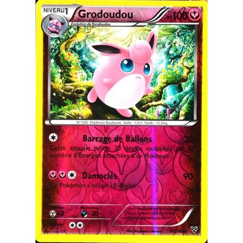 Carte Pokémon 90/146 Grodoudou 100 Pv Xy Neuf Fr