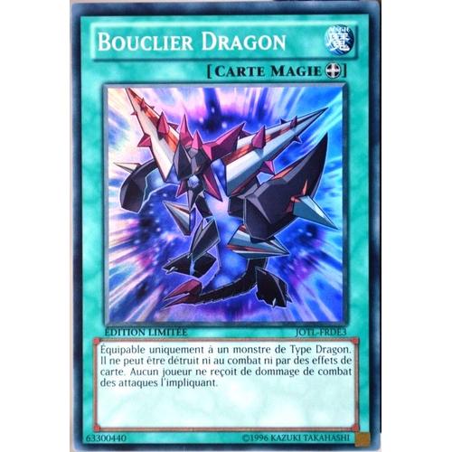 Carte Yu-Gi-Oh Jotl-Frde3 Bouclier Dragon Neuf Fr