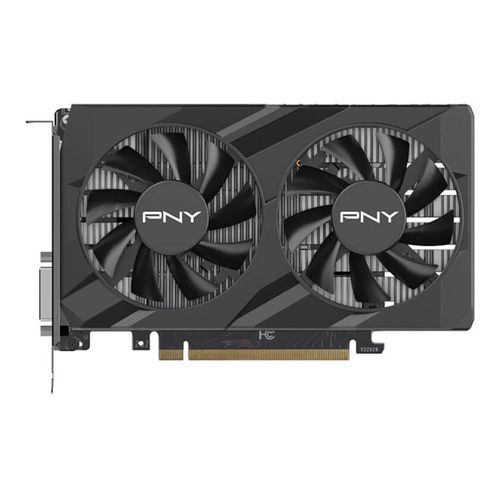 PNY GeForce RTX 3050 6GB Verto Dual Fan - VERTO Dual Fan Edition - carte graphique - GF RTX 3050 - 6 Go GDDR6 - PCIe 4.0 x8 - DisplayPort, HDMI, DVI - boîte