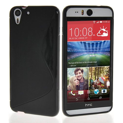 Htc Desire Eye: Housse Etui Pochette Coque S Silicone Gel Noir