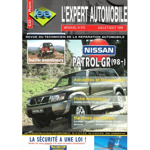 Revue Technique L'expert Automobile N° 376 Nissan Patrol Gr 2.8 Tdi Depuis 1998