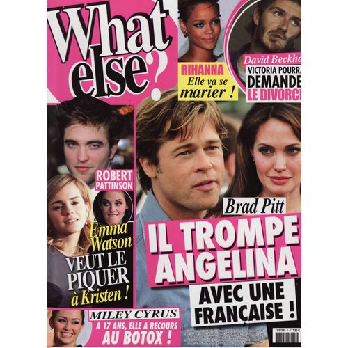 What Else ? / 11-2010 N°2 : Brad Pitt / Angelina Jolie (2p) Rihanna (2p) Britney Spears (2p) 