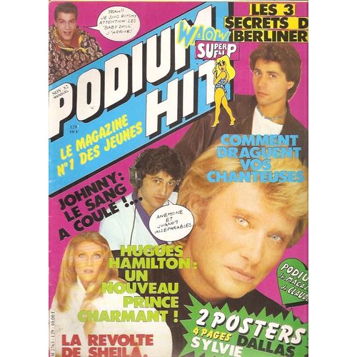 Claude Francois 3p/ Pia Zadora 1p/ Johnny Hallyday 2p/ Bertin Osborne 1p/ Roxy Music 1p/ Sylvie Vartan 1.5p/ Sardou 2p/ Sheila 2p/ Jean Luc Lahaye 2p/ Romy Schneider 2p/ Hugues Hamilton 1p/ Kim Carnes 1p/ Gerard Berliner 2p/  129 