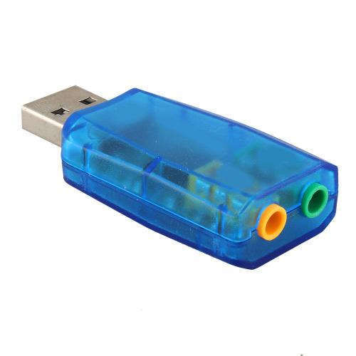 USB 2.0 micro externe virtuel haut-parleur 3D 5.1 canaux Audio PC adaptateur de carte son