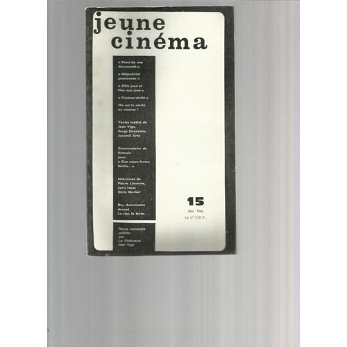 Jeune Cinéma 15